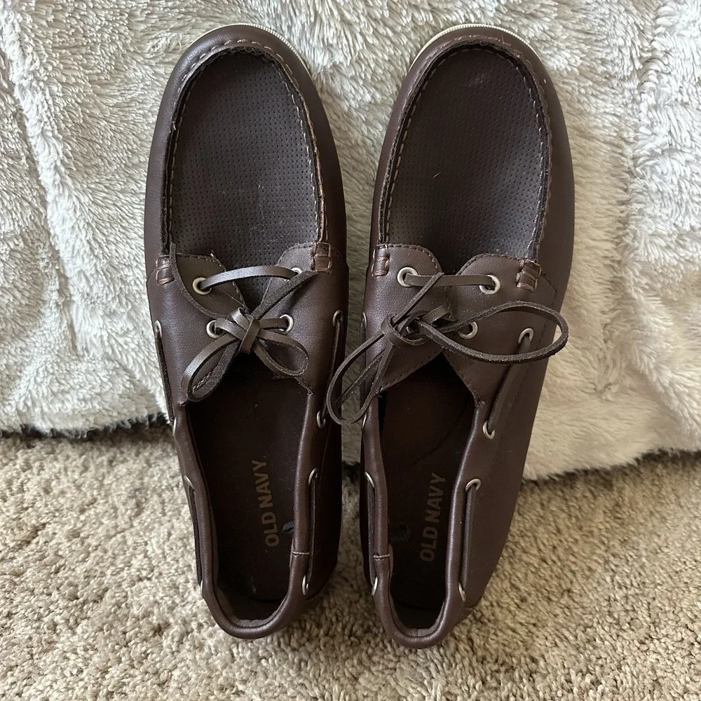 Men's Brown Boat Shoe Old Navy Size 12